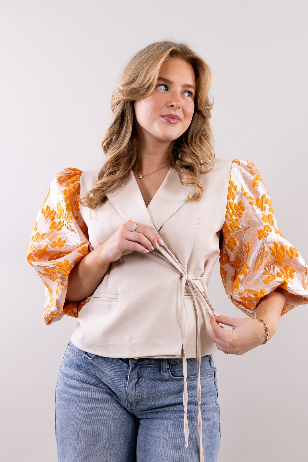 Malou wrap blazer